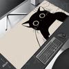 Cute Black Cat Big Head Anime Extended Gaming Mouse Pad  Large Desk MatNonSlip AntiDirt Extended Desk Mat