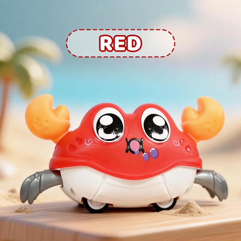 Детская забавная игрушка-краб с двойной силой возврата, имитирующая тряску влево и вправо, ползание краба, имитация пузырей