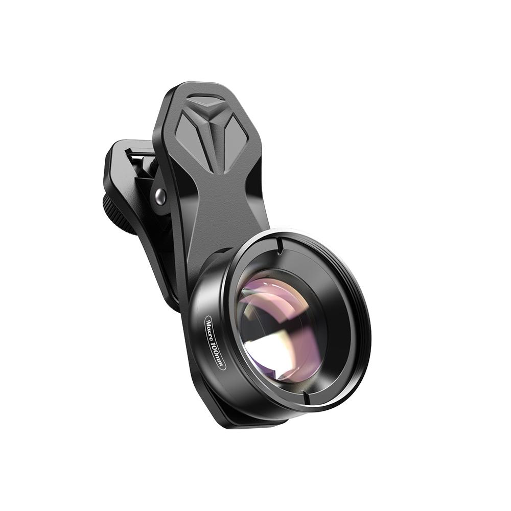 APEXEL APL-HB100mm Universal Smartphone Macro Lens 4K HD Phone Camera Lens No Distortion Blurry