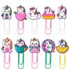 Набор скрепок с персонажами Sanrio: Большие, Цветные Студенческие Канцелярские Товары и Креативные Закладки для Страниц