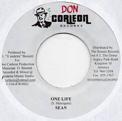 7-дюймовая пластинка SEAN PAUL One Life NONE Don Corleon Rec 2007 Ямайка Регги Ска Даб Б/у