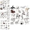 Adorable Plastic Arctic Animal Figurines Set With Walrus Beluga Seal For Kids Learning