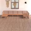Day and Night - Day and Night Garden Furniture 7 Pieces Honey Brown Solid Pine Wood