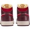 Кроссовки Air Jordan 1 Mid SE GS Breakfast Kids коричневые, кокосово-молочные, темно-пони HF3196-100