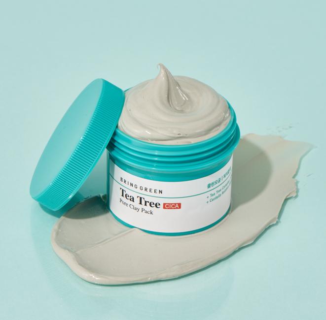 BRING GREEN Tea Tree Cica Pore Clay Pack 120 г