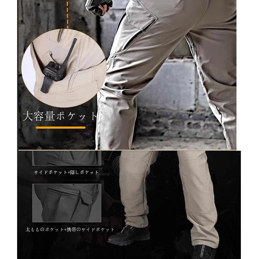 Anzn Cargo Pants for Men - Work Pants, Military Pants, Multifunctional, Workwear, Trousers, Hiking,