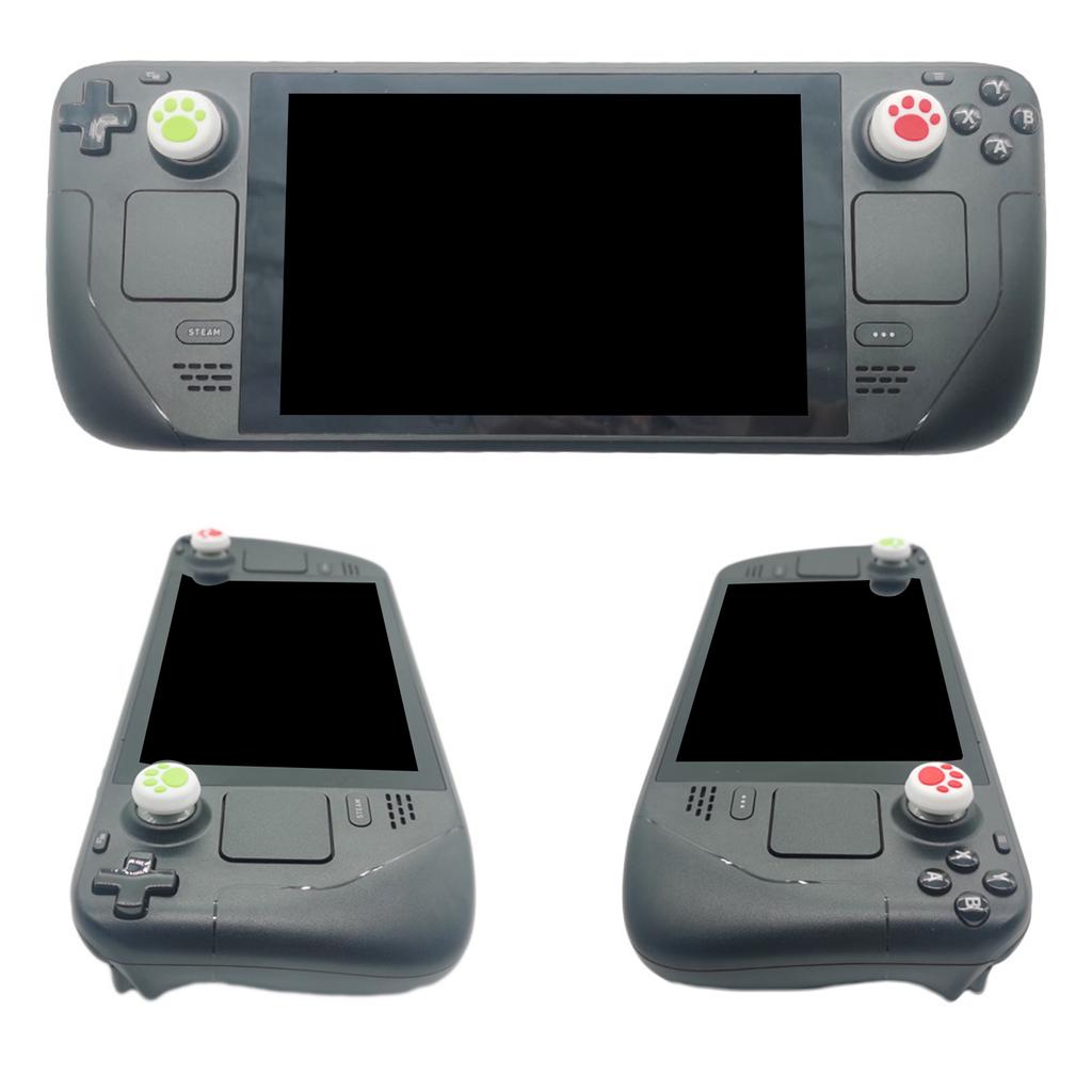 Колпачки для джойстика Cat-Claw, мягкие силиконовые накладки для больших пальцев, колпачки для паровой палубы, кавайные накладки на кнопки, наклейки, аксессуары, 5 пар