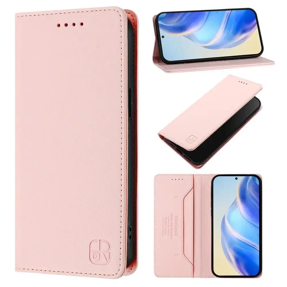 Wallet Kickstand Magnetic Flip Leather Case For ZTE Nubia Music 2 S 5G A403ZT Z60 Ultra V70 V60 Design Focus Pro 5G Red Magic