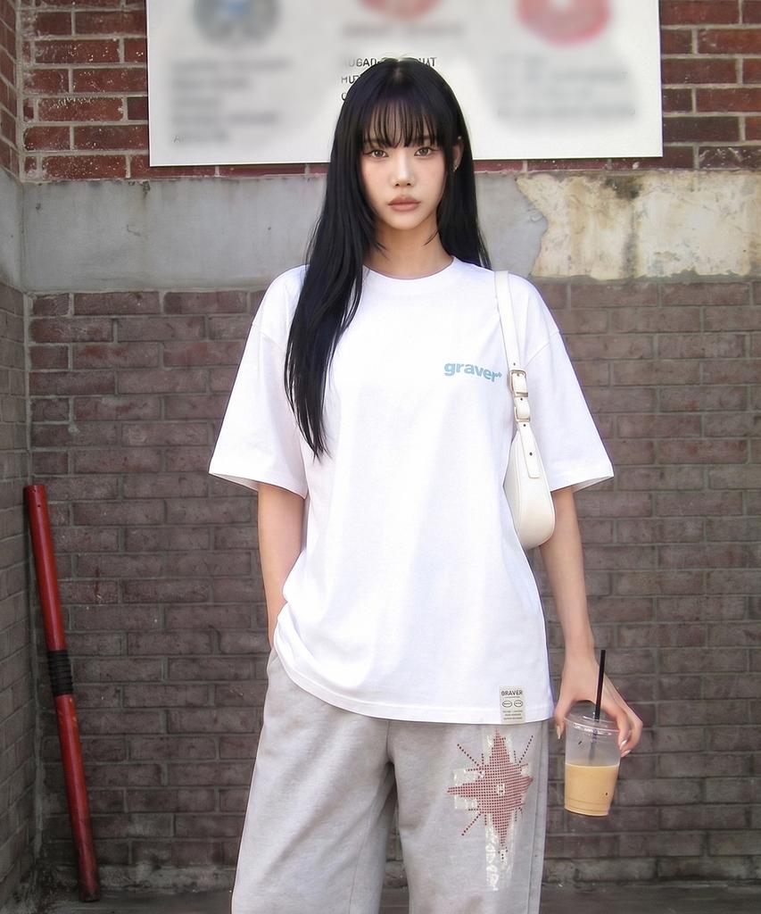 GRAVER [Unisex] Rib Short Sleeve T-Shirt_4 Colors