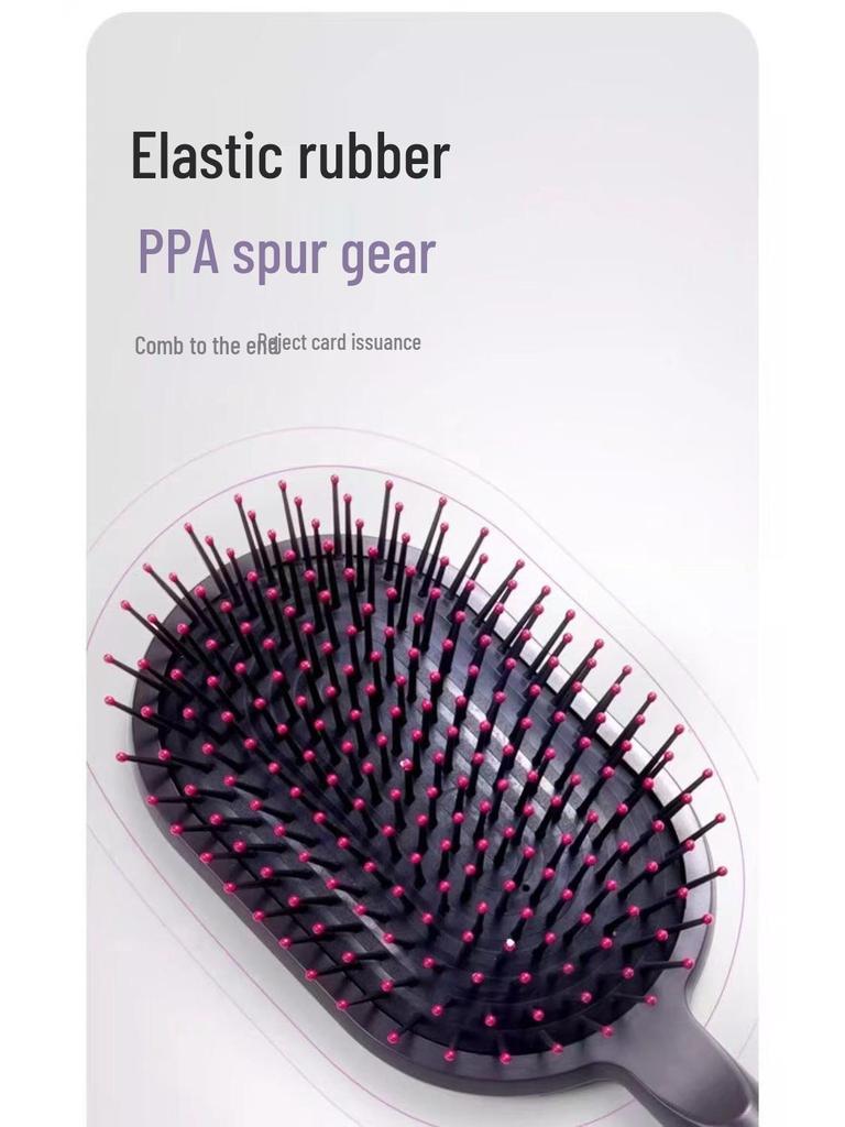 Портативная расческа-подушка с воздушной подушкой для укладки пышных волос – Массажная парикмахерская расческа для девочек
