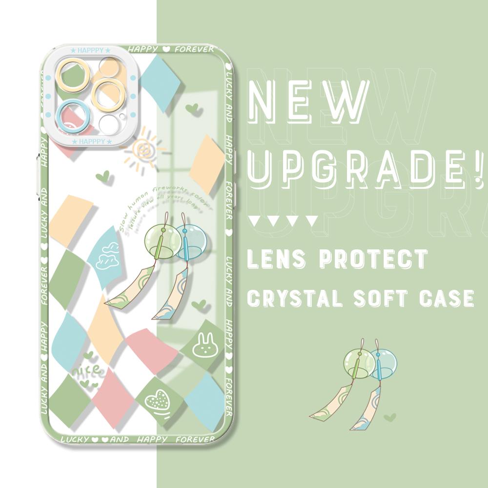 Противоударный мягкий чехол для телефона с мультяшным рисунком, прозрачный защитный чехол для камеры Huawei Honor iPhone Samsung Xiaomi Redmi OPPO Realme Vivo