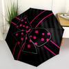 1pc Polka Dot Bow Auto-Fold Umbrella with One-Touch Open/Close - 8 Reinforced Ribs for Windproof Stability,  yy251118262