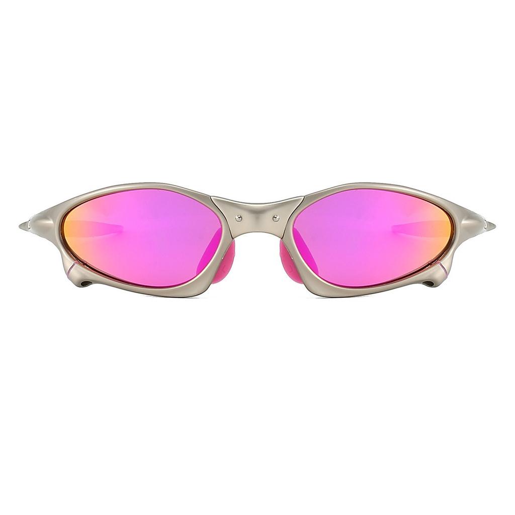 Zinc Alloy Sand Silver Frame European and American Polarized Sunglasses Men's and Women's Tide Outdoor Sports Cycling Driving Sunglasses 2026