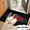 Custom Name Wydad Sports Emblem Design Rug for Living Room, Game Rooms, Office, Bedroom, Floor Mat Playful Design, fan gifts Christmas decor