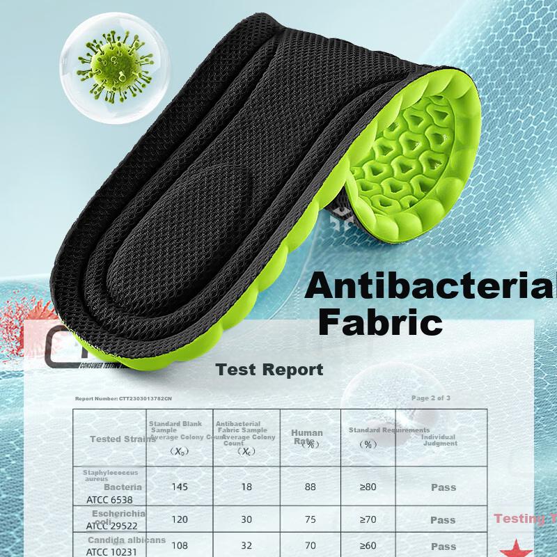 Mugwort Odor-Resistant Sports Insoles Soft and Cushioned, Comfortable for Long Standing, Military Training Pain Relief, Sweat-Absorbing and Breathable