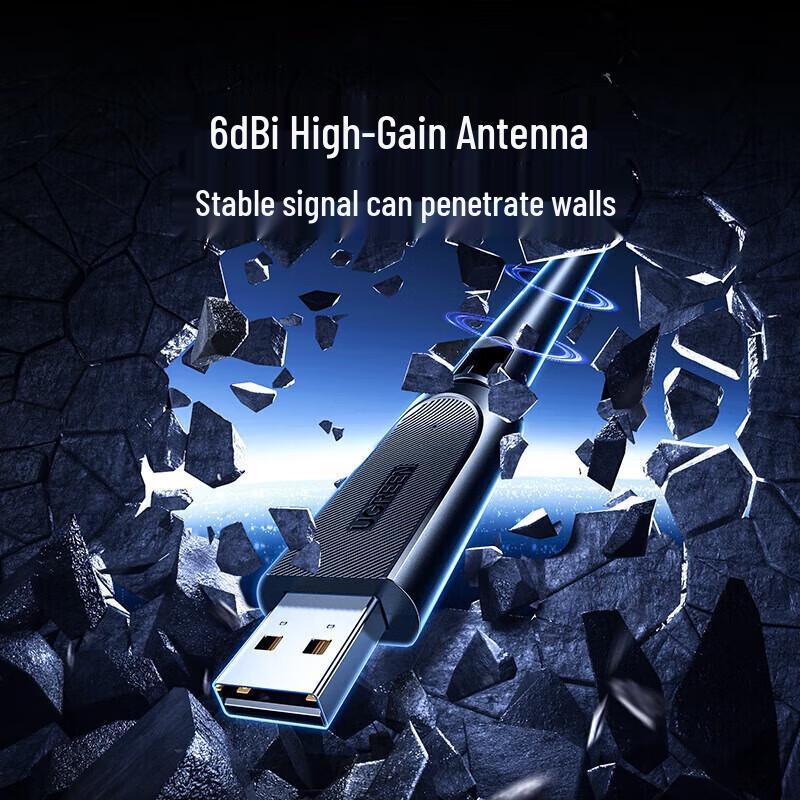 UGREEN CM763 AX900M Dual-Band WiFi 6 USB Adapter (CN version)
