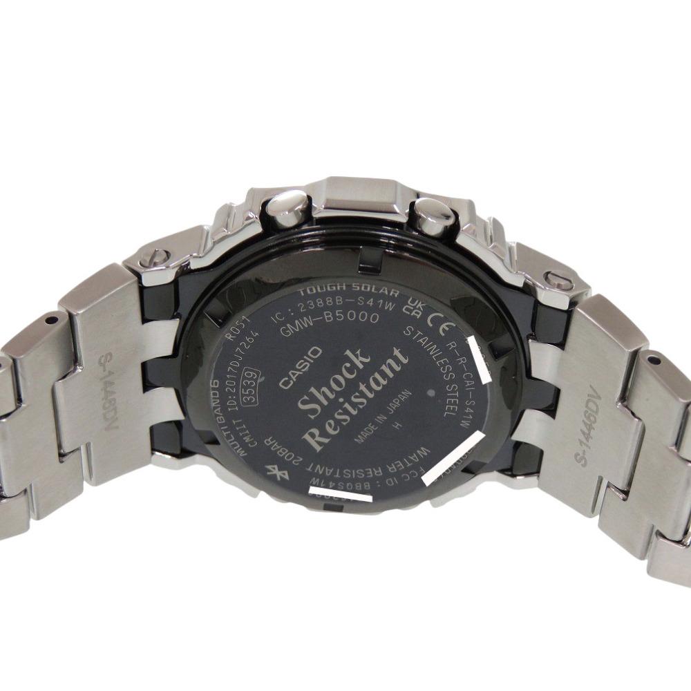 Used AUTHENTIC CASIO GMW-B5000PC-1JFr G-SHOCK full metal Wristwatch Black Tough Solar
