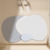 New Bathroom Absorbent Mat Light Luxury Advanced Sense Non-slip Mat Toilet Toilet Door Quick Drying Mat