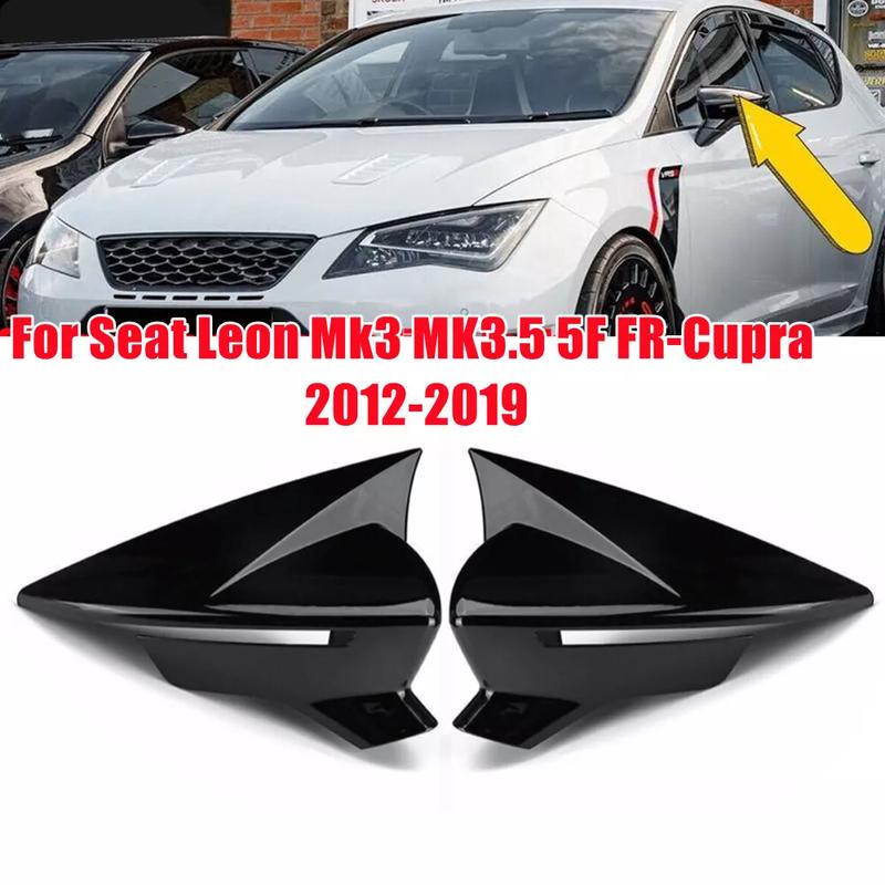 Для SEAT LEON MK3 5F 2013-IBIZA MK5 2017-крышка бокового зеркала заднего вида, крышка крыла, внешняя дверь, чехол заднего вида, наклейка, накладка