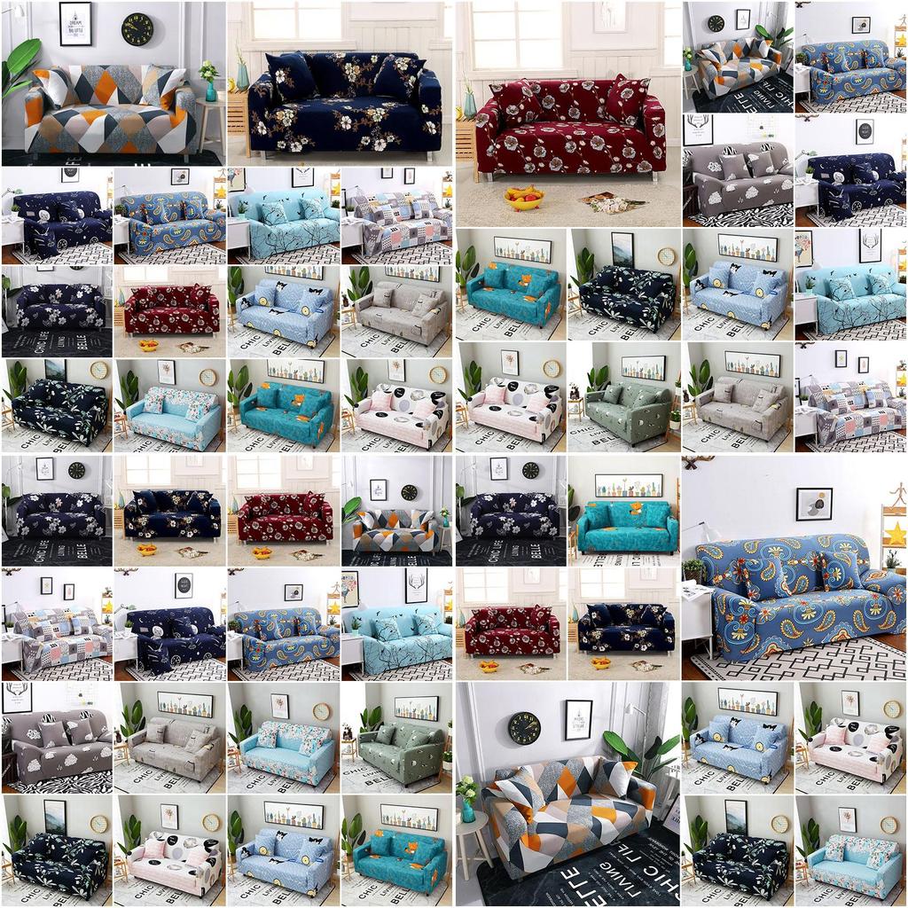Элегантные эластичные чехлы с цветочным принтом для диванов с мягкой эластичной посадкой и устойчивостью к сминанию