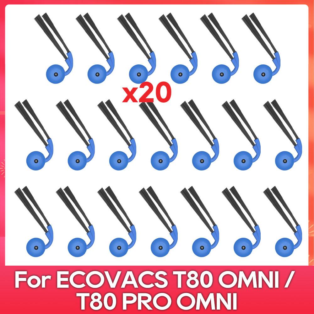 Подходит для ( ECOVACS T80 PRO OMNI / T80 OMNI ) Запчасти для пылесоса Основной ролик Ткань для швабры Боковая щетка Пылесборник HEPA-фильтр Аксессуары
