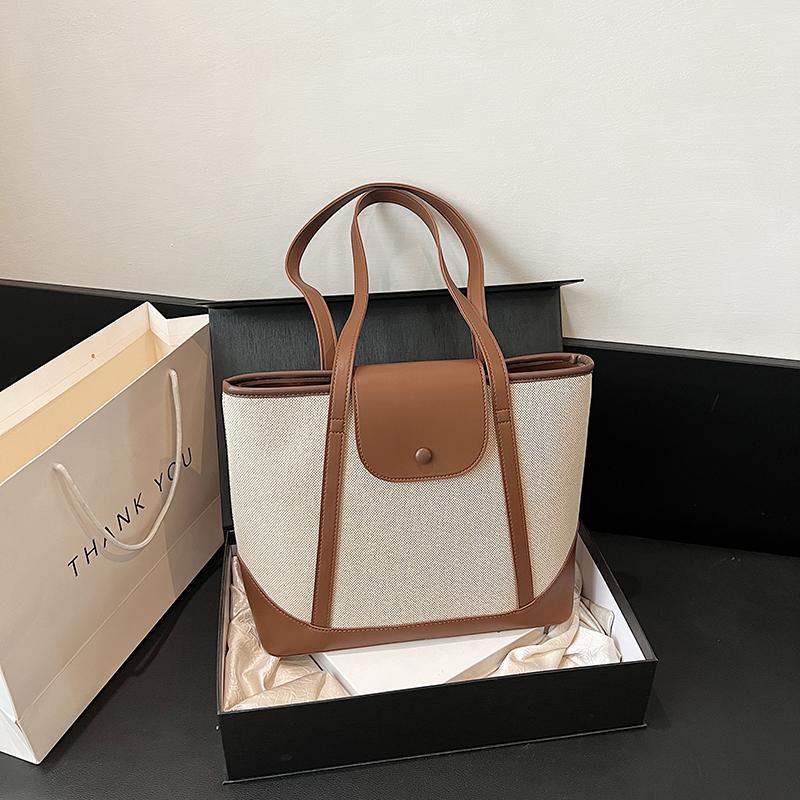 Сумка для путешествий, повседневная женская сумка большой вместимости, модная сумка через плечо, сумка для рабочей одежды, холщовая универсальная сумка-тоут