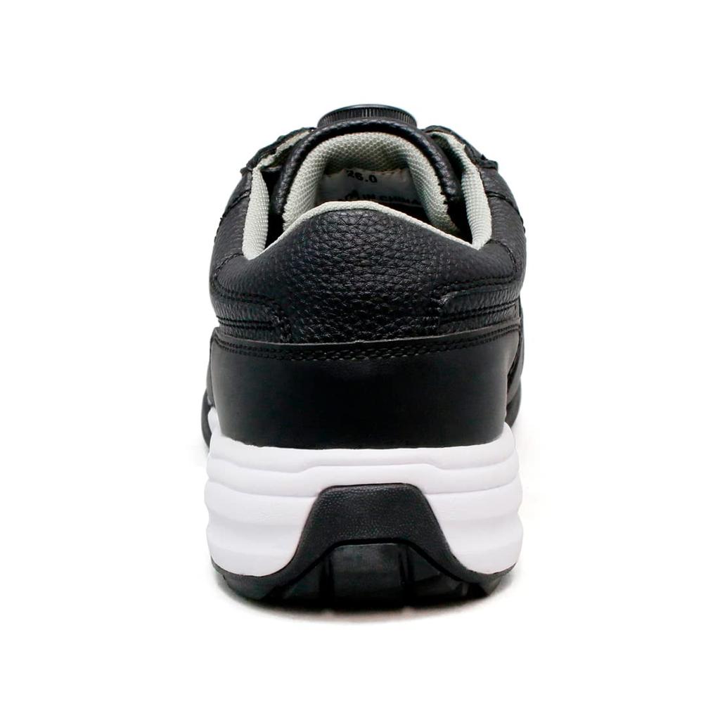 AL Men's Dial-Type Spikeless Golf Shoes, Waterproof, Non-Slip, Lightweight, Sizes 3E and 4E, Black, Size 27.0