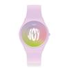 Смотреть Swatch TIME FOR JOY SKIN Classic SS09V101 Фиолетовый