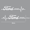 Car PVC Side Window Stickers Sport Logo DIY Decoration Film For Ford Fiesta Focus 2 Mondeo Mustang Ranger Kuga Transit STRACING
