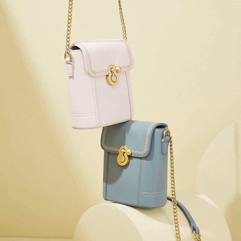 Одно плечо Легкая роскошная популярная весенняя сумка-ведро Senior Sense Crossbody женская сумка