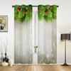 Christmas Tree Decoration Curtains for Bedroom Living Room Drapes Kitchen Children's Room Window Curtain Modern Home Decor