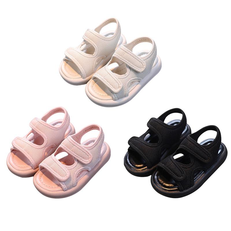 Summer Baby Girl Children Kids Comfortable Simple Cute Fabric Soft Bottom Non-Slip Design Outdoor Beach Sandals