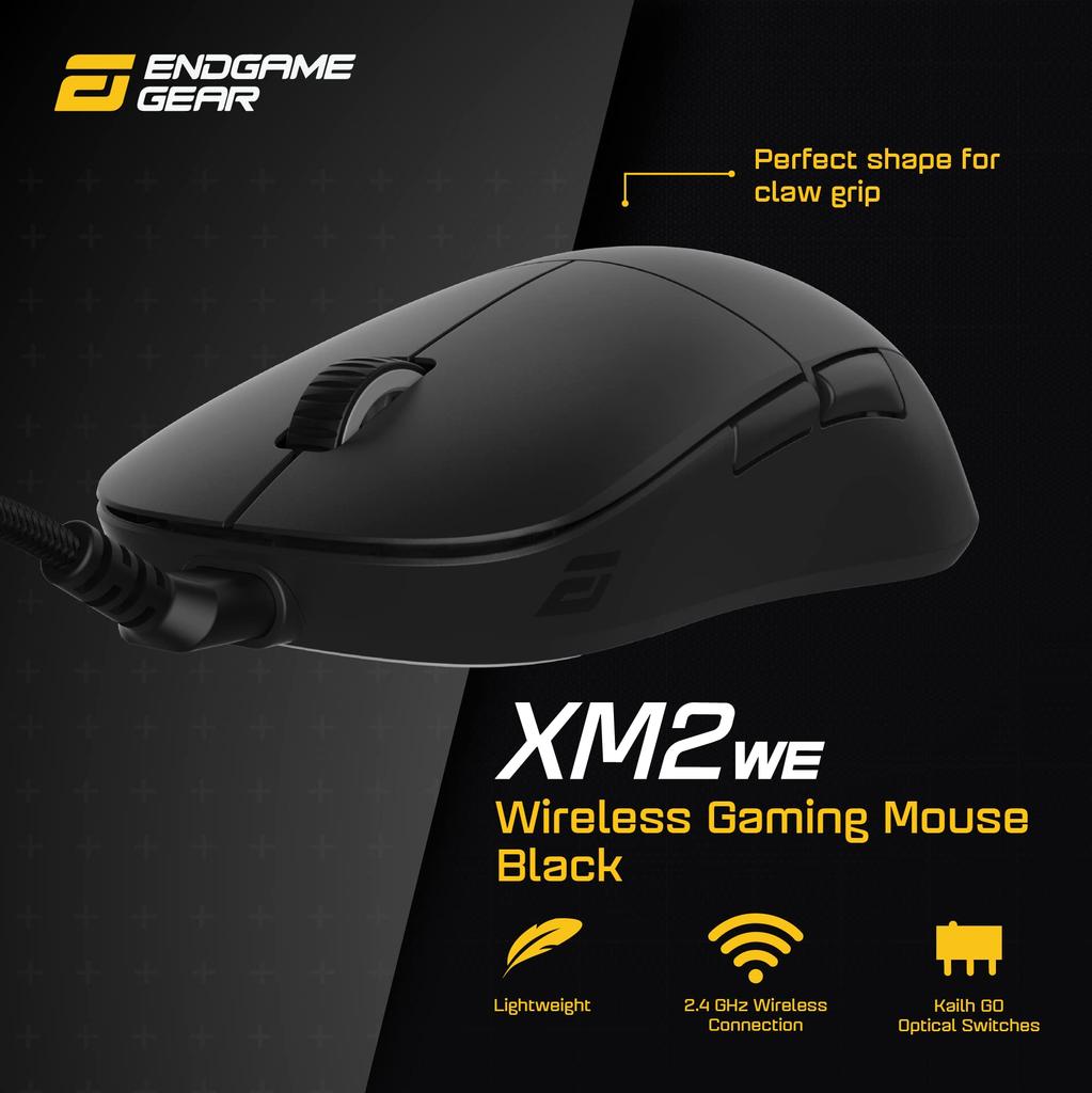 Endgame Gear XM2we Wireless Gaming Black Mouse, (EGG-XM2WE-BLK)