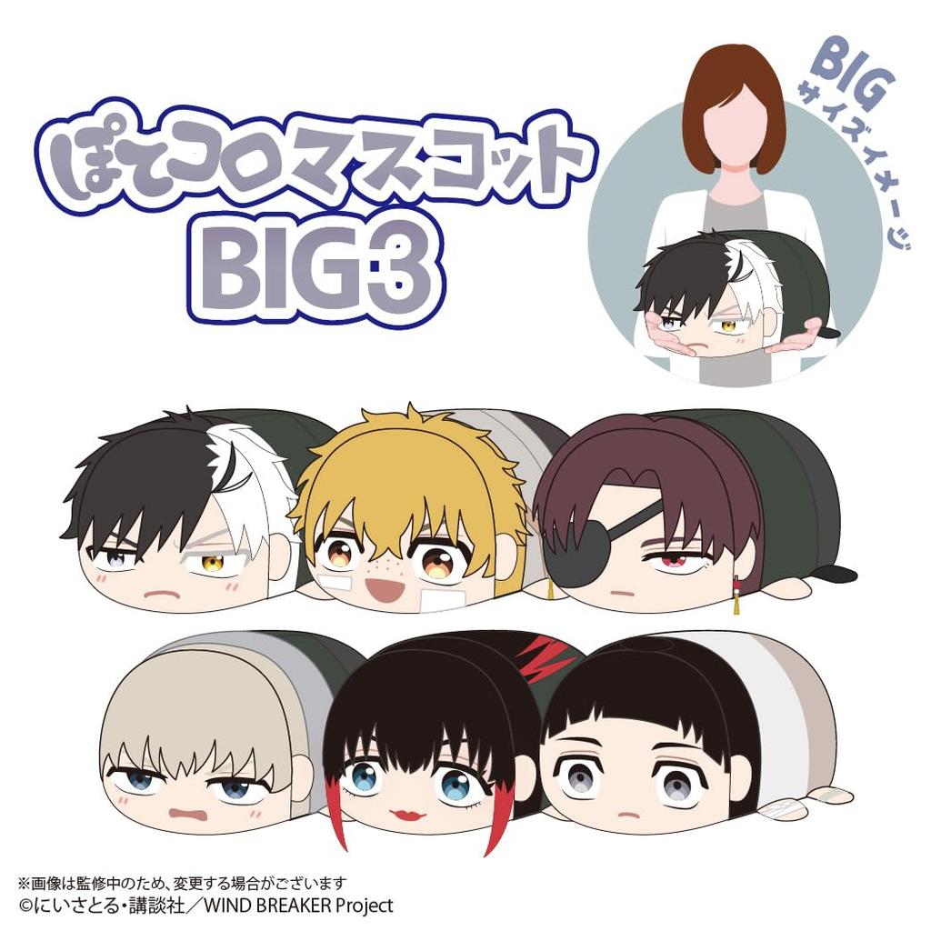 WIND BREAKER Potekoro Mascot BIG3 Yu Tsubakino E