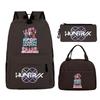 Kpop Demonunters Peripheral Children'S Backpack Elementary And Secondary School Bag Three-Piece Set