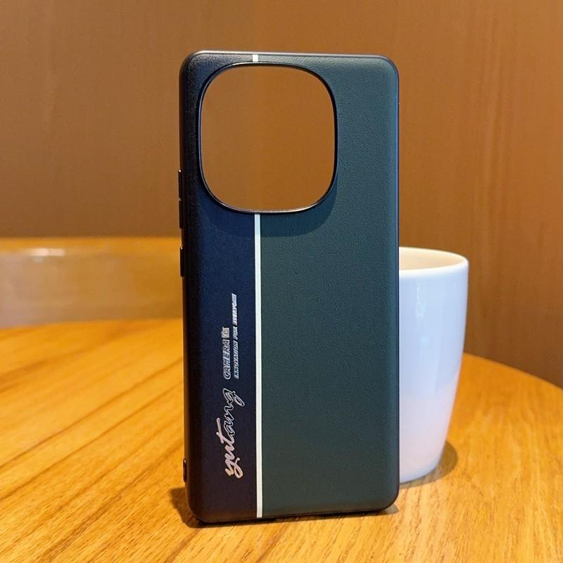 Для iQOO Z10 Turbo/Z10 Turbo Pro Классический чехол для телефона из веганской кожи с флуоресцентной талией, противоударный, микро матовый