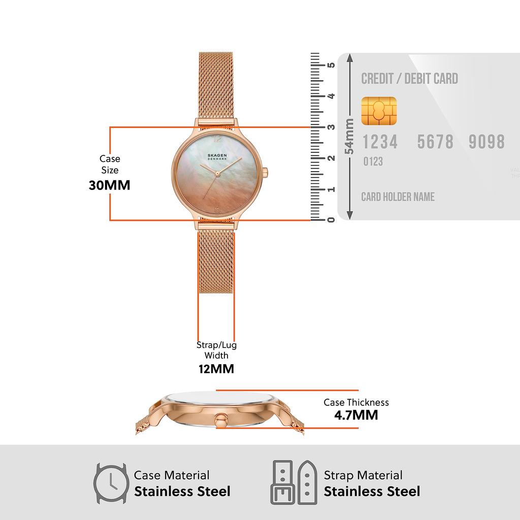 Watch ANITA SKW3107 Pink Gold [Skagen] Women's
