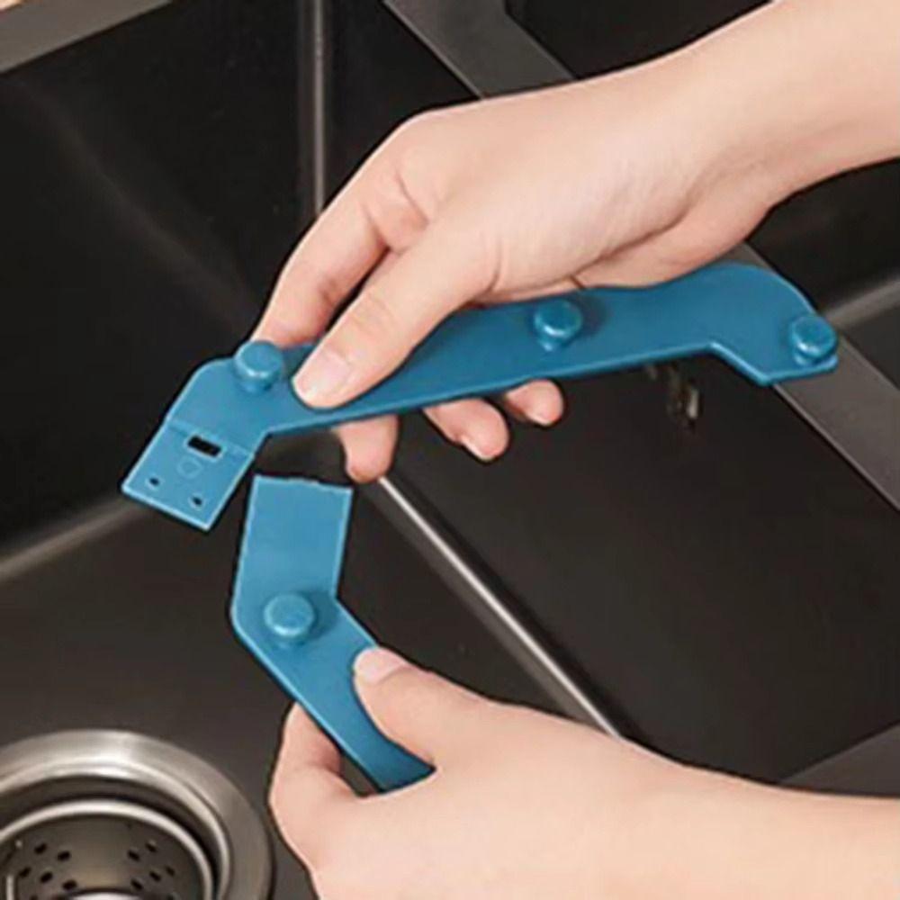 Hanging Kitchen Triangle Drainage Rack Prevent Sewer Blockage High Efficiency Sink Leftovers Filter Large Capacity Self-adhesive