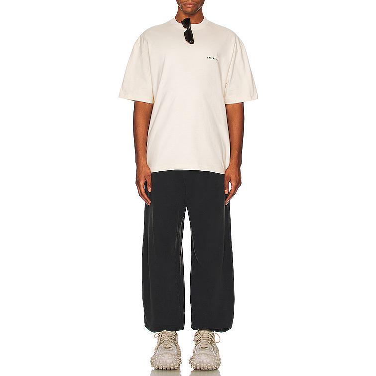 Balenciaga Back Logo Medium Fit T shirt 612966TMVF49069