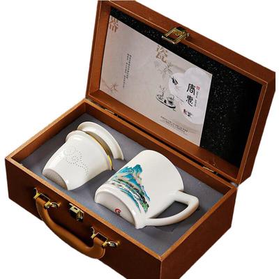 Керамическая кружка для чая Tanghui Qianli Jiangshan с ситечком