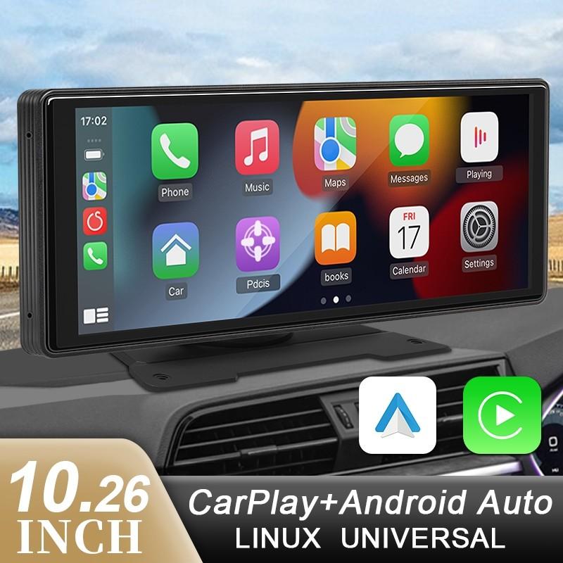 10,26-дюймовый портативный автомобильный плеер Мультимедиа Android Auto Видеоплеер Сенсорный экран Автомобильная аудио- и видеосистема