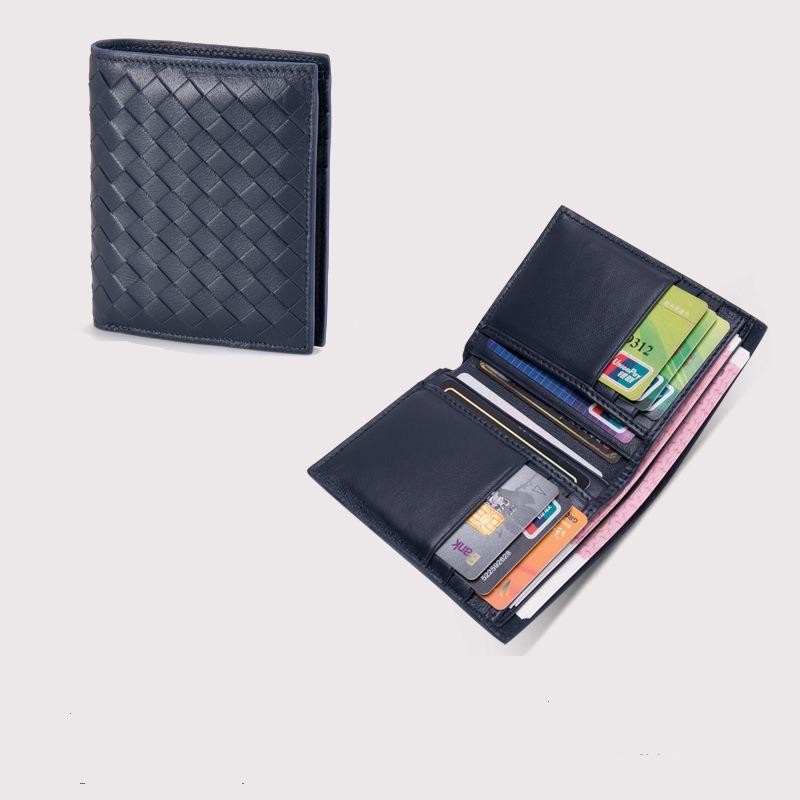 Женский длинный кошелек ручной работы из овчины на молнии, классический, в стиле ретро, повседневный, ручной кожаный кошелек