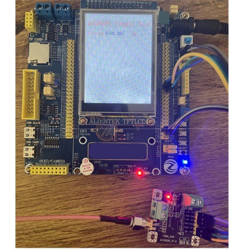 ABNR ADS8681 Analog-To-Digital Converter 16 Bit ADC Data Acquisition Module Sampling Rate 1MSPS Single-Stage And Two-Stage