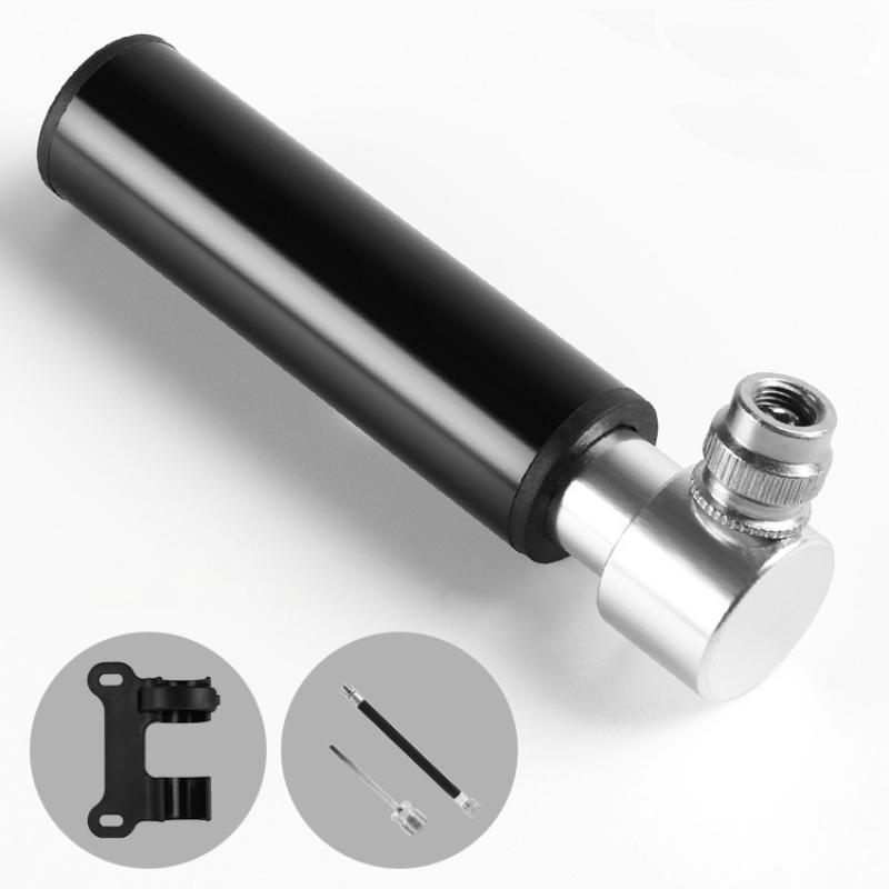 Aluminum Alloy Portable Mini Bike Pump Hand Air Inflator Lightweight Design for Fast Cycling Tire Inflation Outdoors