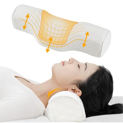 Melvint Neck Stretch Neck Neck Restful Straight Memory Foam стабилизирует и растягивает боковую часть Белая подушка, Подушка, Сон, Шея, Подушка, Голова,