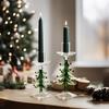 Nordic Style Christmas Trees Candlestick Prevent Dripping Dinning Table Centerpiece  Living Room