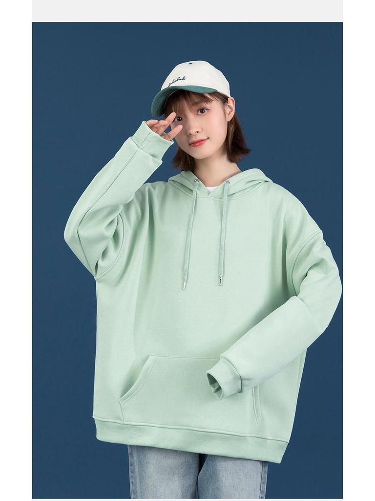 Customized 450G Silver Fox Fleece Hoodie - Student Class Uniform Sweatshirt with Custom Text, Image, or Logo for Team Events and Meetings