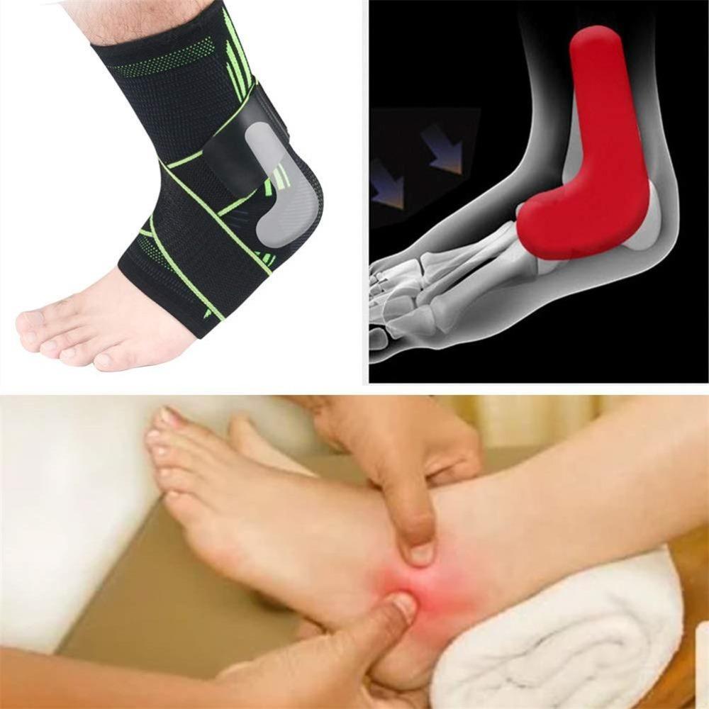 Adjustable Ankle Compression Sleeve Arch Support for Running Hiking Fitness Training