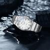 Men's Quartz Watches Fashion Luminous Calendar Stainless Steel Strap Waterproof Business Elegant Male Wristwatch