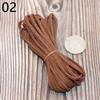 1 Roll DIY Rope Leather Cord Material Accessories Suede Decoration Colorful Mutifunction Fashion